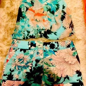 Very cute floral summer pant and top